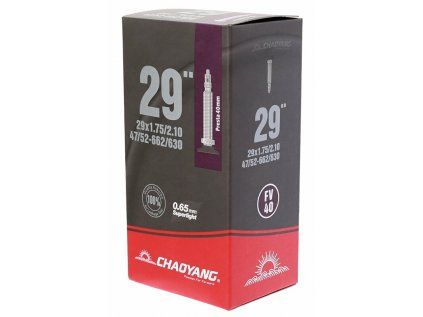 duše CHAOYANG Superlight 29x1,75/2,1 (47/52-622) FV 40 mm (Barva ventil FV, Velikost 29")