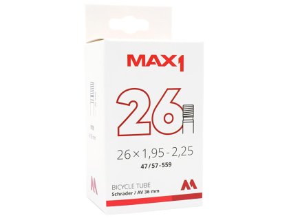 duše MAX1 26×1,95-2,125 (47/57-559) AV 36 mm (Velikost 26" ventil AV)