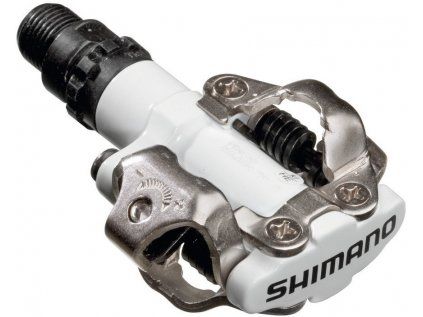 pedály SHIMANO SPD PD-M520W bílé s kufry SM-SH51, v krabičce (Barva bílá, Velikost SPD)
