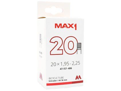 duše MAX1 20×1,95-2,25 (47/57-406) AV 36 mm (Ventil ventil AV, Velikost 20")