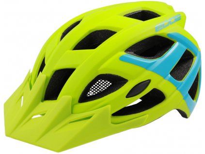 přilba RM Edge zeleno/modrá vel. S/M 55-58cm (Barva modrá, Velikost S/M 55-58cm)
