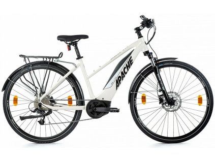 Apache Matta Bosch 3 Tour 13,4 Ah 28" 2023 (Barva bílá, Velikost M (17") - výška postavy od cca 157 cm do cca 182cm)