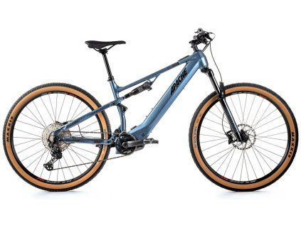 APACHE Quruk Bosch SX 29"ocelově modrá (Kapacita baterie 400 Wh / 11,1 Ah, Velikost L  (19") - výška postavy od cca 176cm do cca 189 cm)