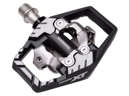 pedály SHIMANO XT SPD PD-M8120 s kufry SM-SH51 s klecí, v krabičce (Barva stříbrná, Velikost SPD)