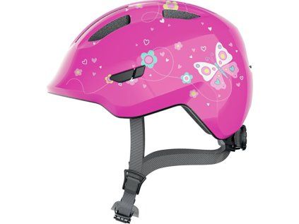Přilba ABUS Smiley 3.0 pink butterfly (Velikost S)