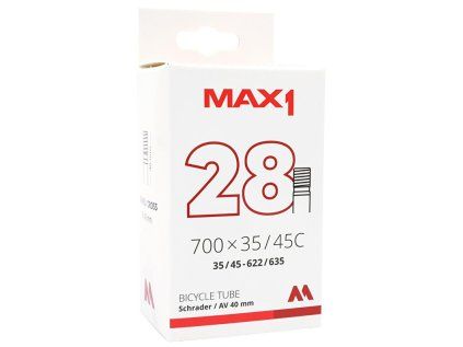Duše MAX1 28×1,7-1,9 AV (35/45-622) ventil 40mm (Velikost 28")