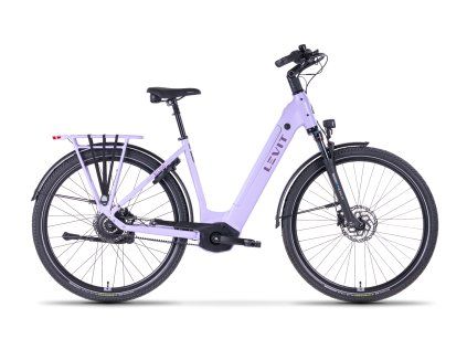 LEVIT BELECO 3 lowstep 28" 23 Ah 2026 (Velikost rámu 55, Kapacita baterie lavender)