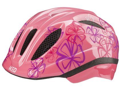 Přilba KED Meggy II Trend (Barva růžová / soft pink flower, Velikost S/M / 49-53 cm)