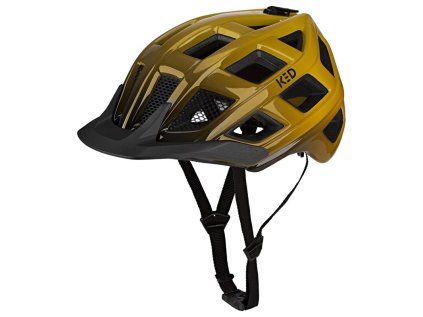 Přilba KED Crom (Barva žlutá / Amber Black matt, Velikost L / 57-62 cm)