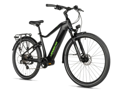 Leader Fox EXETER GENT 28" 540 Wh/15 Ah 2026 (Barva BLACK MATT, Velikost 20,5")