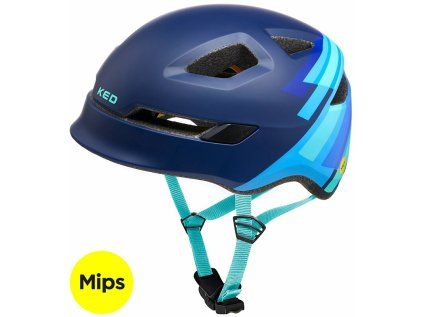 Přilba KED Pop Mips (Barva modrá, Velikost S / 48-52 cm)