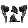 SHIMANO GRX RX820 dual control 2x12 speed, třmeny BR-RX820 (pár) J-kit (Velikost 12sp)