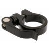 sedlová objímka BASIC 34,9 mm rychloupínací lesklá černá (Barva černá, Velikost 31,8mm)